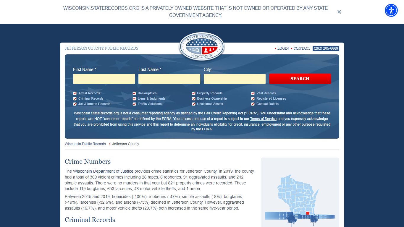 Jefferson County Arrest, Court, and Public Records - StateRecords.org